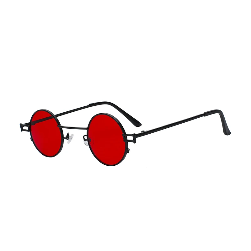 

Fashion woman round metal wholesale sun glasses vintage custom sunglasses