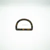 Cellulose Acetate and resin handles for handbag Tortoise D-ring handles