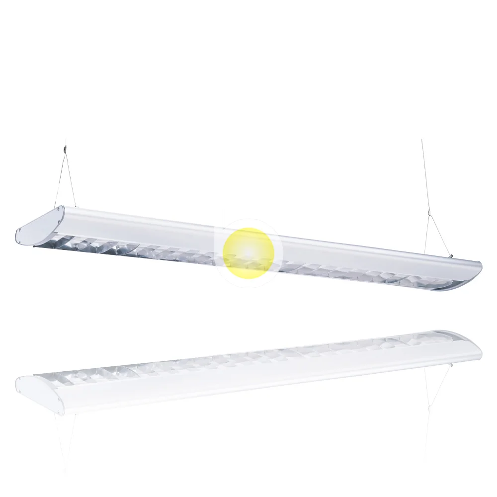 4ft 8ft clear light Dimming Connectable High Quality Office Hallways Up Down Pendant Light Fittings LED lighting Fixture