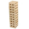 Children educational toys wooden game tower building blocks