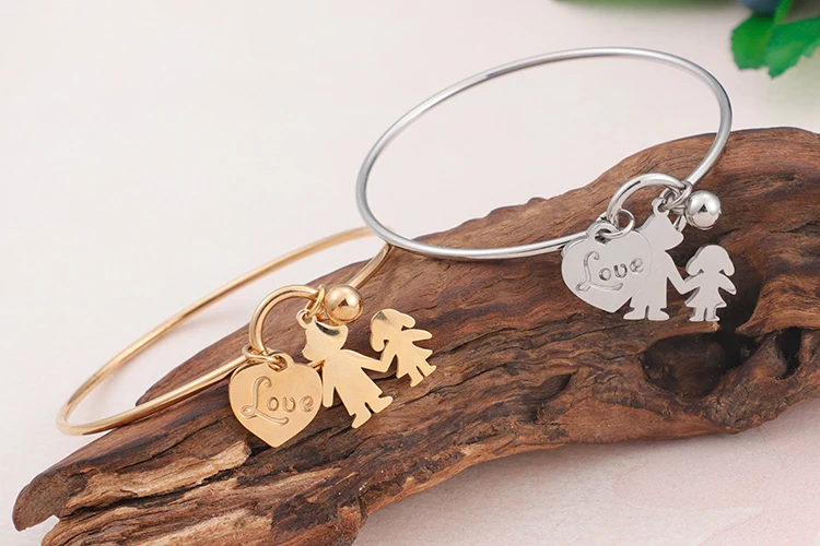 The Love Between A Mother And Her Daughter Is Forever Personalized Mother Daughter Charm Jewelry