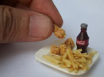 miniature food set