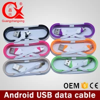 high speed magnetic extended head color flat cable usb charger