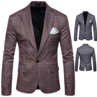 

New Arrival Business mens blazer Casual Blazers Men Formal jacket Popular Design Men Dress Suit Jackets