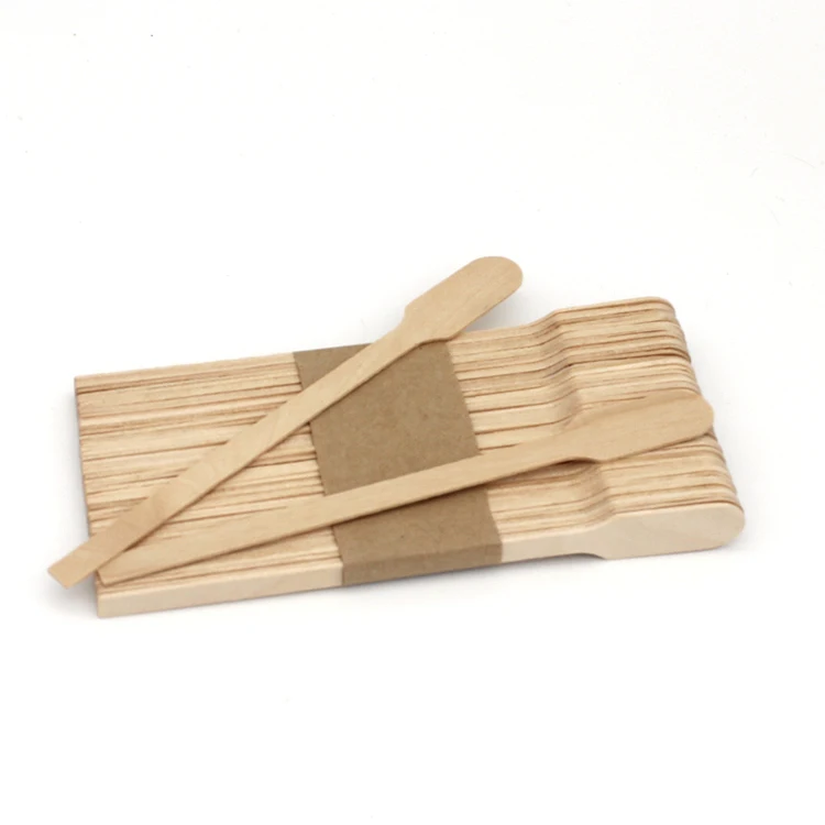 

Disposable China 150mm birch wooden paddle coffee stirrer