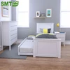2018 cheap simple pine wood soft single bed