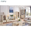European style home furniture cabinet wood living room end table coffee tables