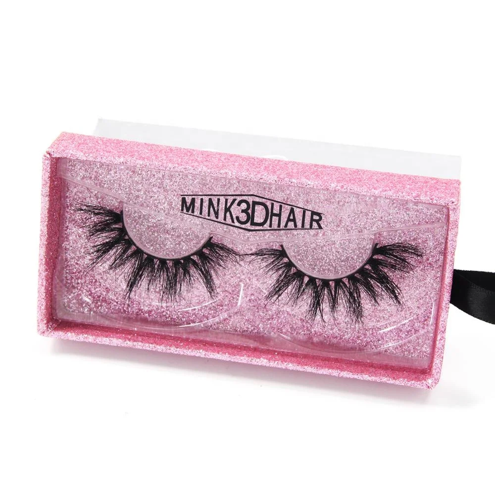 

Private Label 5D lashes Nature makeup Mink False Eyelashes with eyelashes package box