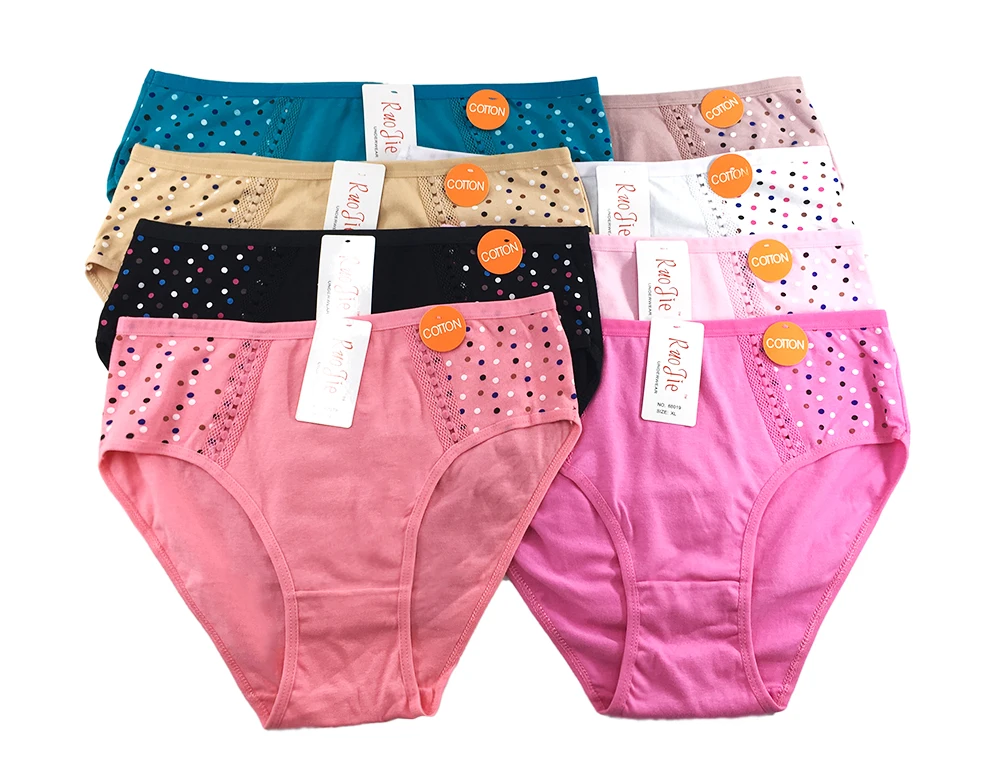 68019 Oem Regular Stock Lot Wholesale Big Ladies Panties Cotton New ...