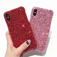 

Hot Fashion Bling Bling Glitter Blank Pc Mobile Phone Case Back Cover For Oppo A37