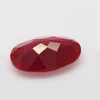 Natural cutting bottom 5# synthetic stone oval cut low ruby prices