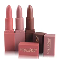 

2019 The latest miss rose lip rouge waterproof set rouge matte custom private label matte lipstick