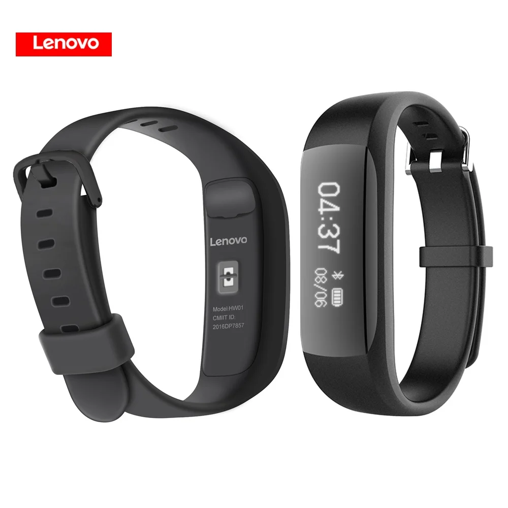 

Original Lenovo HW01 Smart Band Wristband with Bluetooth 4.2 Heart Rate Moniter Pedometer Sports Fitness Tracker for Android iOS, N/a