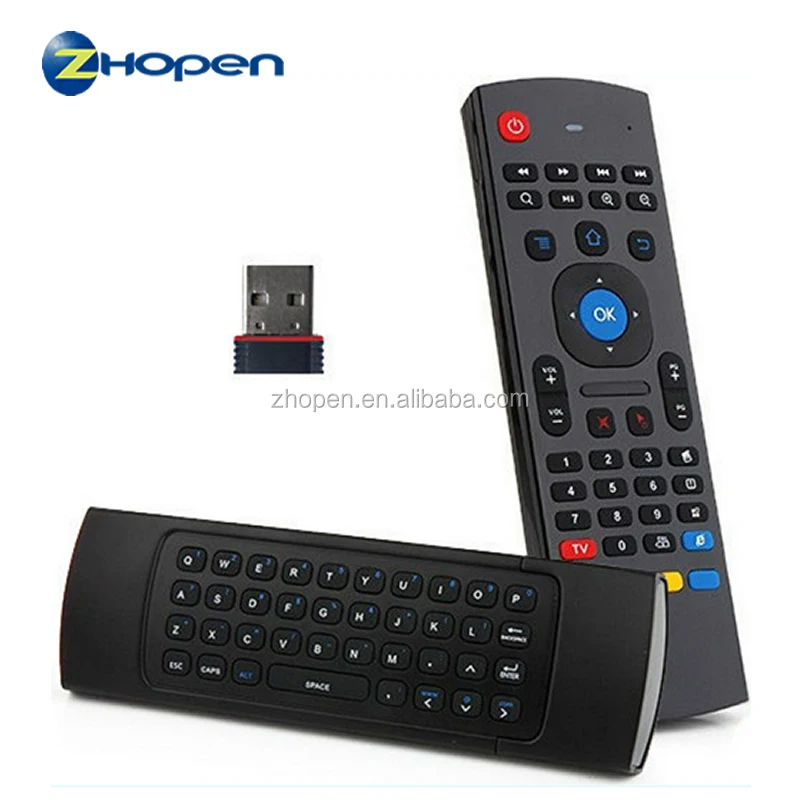 

best mini 2.4g wireless fly ir learn 3d air mouse mx3 universal remote control for smart android tv box