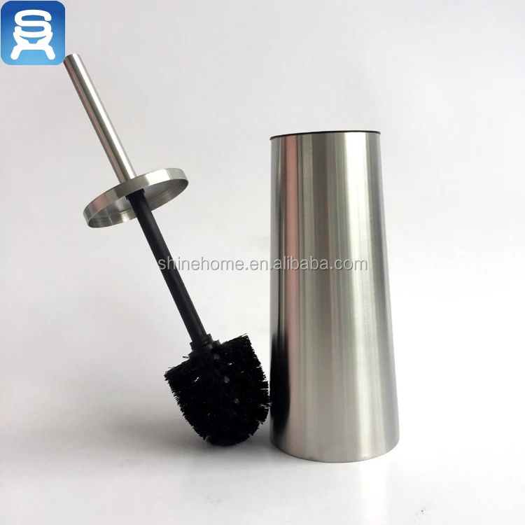 
New arrival China factory bathroom accessory hardware metal stainless steel toilet brush holder fashion consise design 