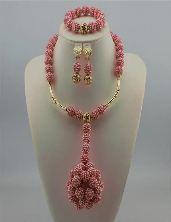 

Beautifical cheap beads necklace gold earrings wholesale price gold beads jewelry XGS61, Picture