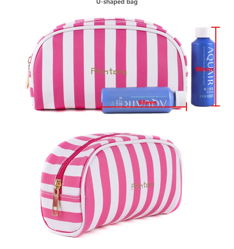 Pu Leather Cosmetic Bags Wholesale Cosmetic Bag Set Organizer Pink ...