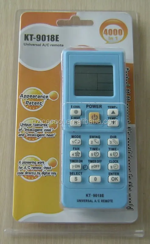 KT-9018E Universal AC Remote Control - Efficient & Reliable