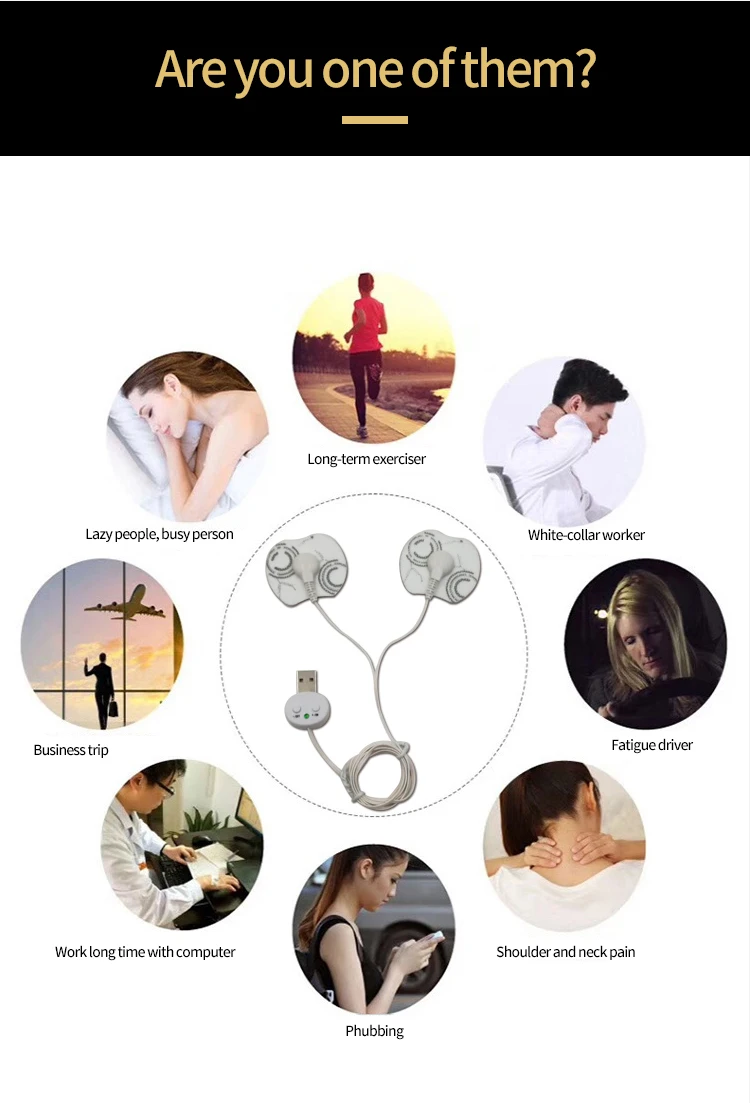 Wholesale home use mini electric pulse tens electronic electronic pulse massager