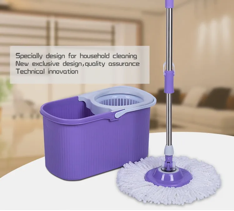 Cheap Household 2 Mop Heads Easy Mop 360 Strong Mop Bucket Buy Mop