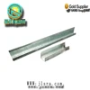 Suspended ceiling apart folded shadow line wall track