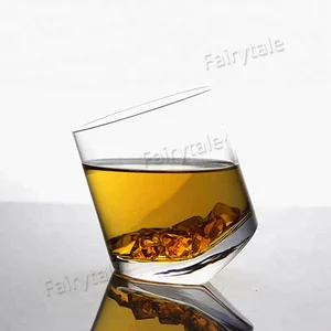 Image of Bulk Logo Custom Slanted Whisky Glass Whisky Tasting Glass Crystal Whisky Glass
