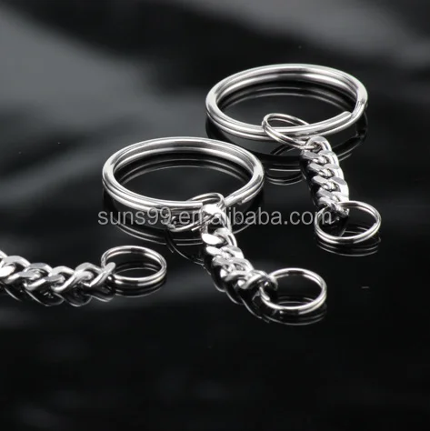 

Wholesale Stainless Steel Split Keychain Ring Parts 25mm Open Jump Ring And Connector Make Your Own Key Ring, Silver,gold,rose gold,black color