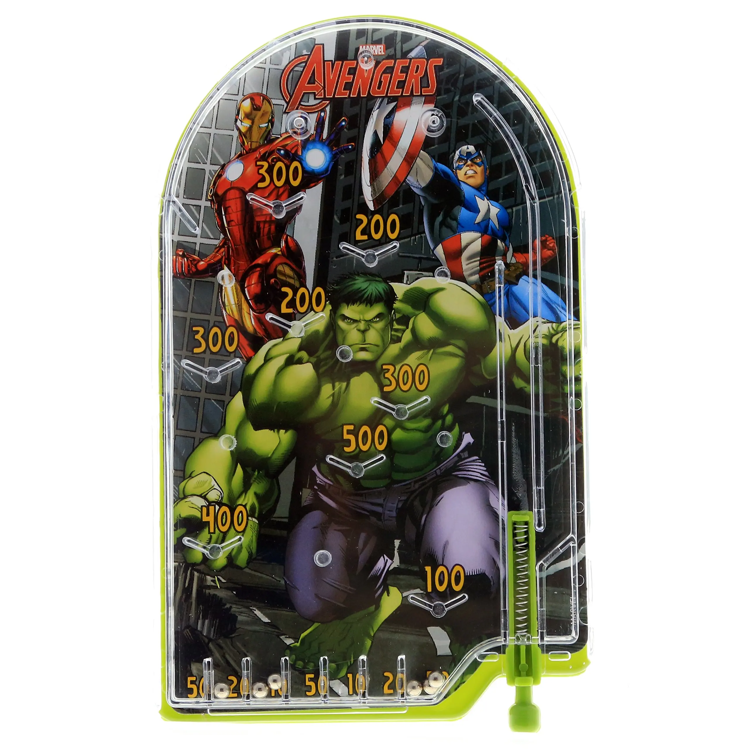 Download Buy KidPlay Products Marvel Avengers Boys Handheld Pinball Game Travel Toy Stocking Stuffer in ...