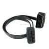 OBDII OBD2 Male to Female Extension Cable, J1962 flat cable