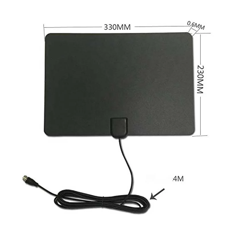 4K free indoor HDTV antenna with an amplifier,60 miles distance, and a 4+1m cable