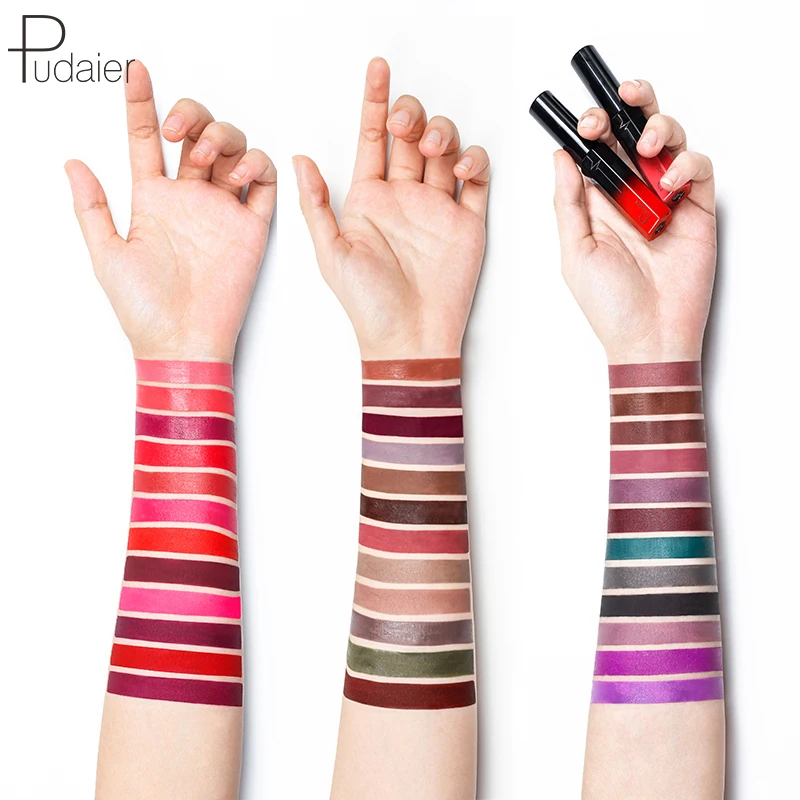 

Pudaier 36 Colors Matte Liquid Lipstick Long Lasting Lipgloss