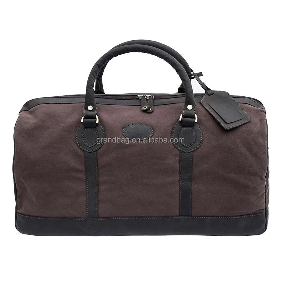 soft leather holdall