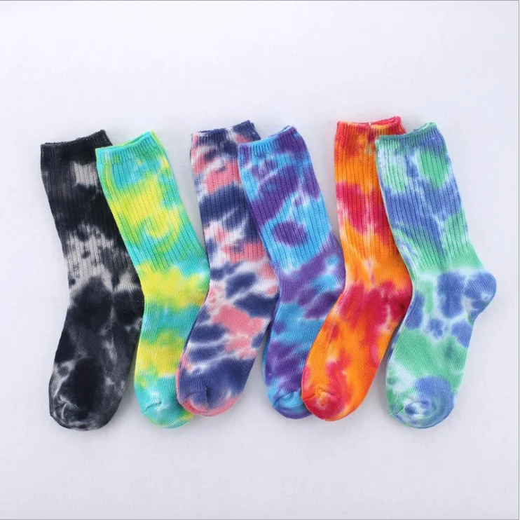 

New Korean tie-dye socks, Custom color