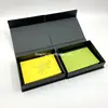 Custom Black Magnet Closure Book Style Packaging Cardboard Gift Box