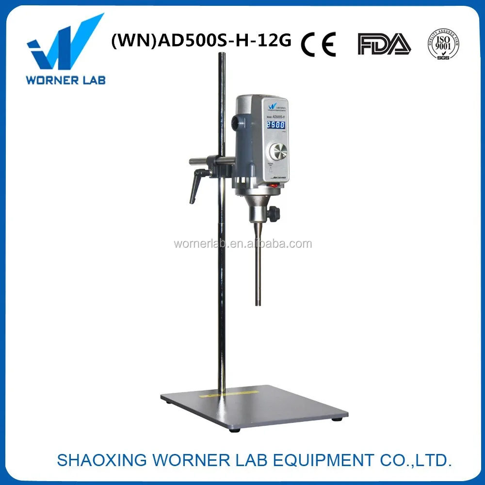 Worner Laboratory Homogenizer Lab High Shear Homogenizer Lab Scale