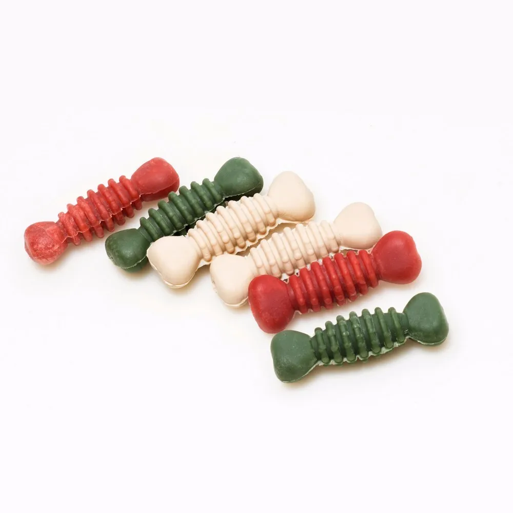 Safe Dog Dental Chew Non Rawhide 3 Rows Ribs With Chicken Dog Treats