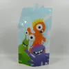 colorful mylar fruit juice spout pouch/stand alone stand up pocket/vivid printed fruit juice packing bag