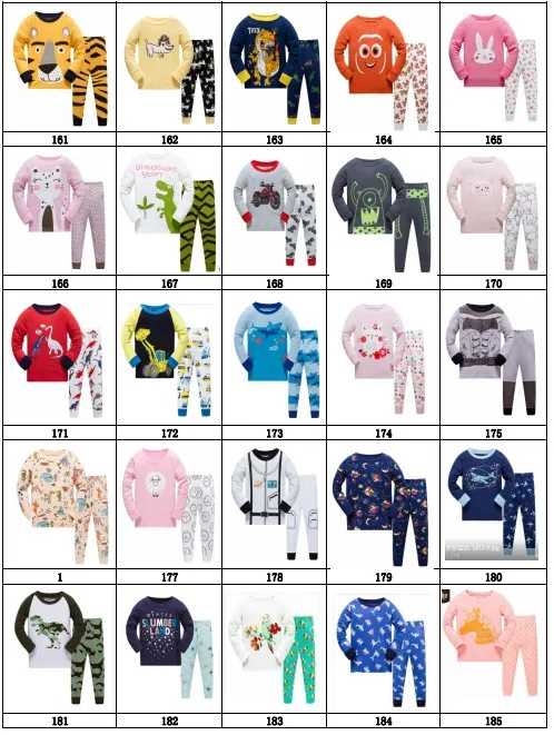 Knitted 100% Cotton Wholesale Kids Pajamas Boys Sleepwear Pajamas.JPG