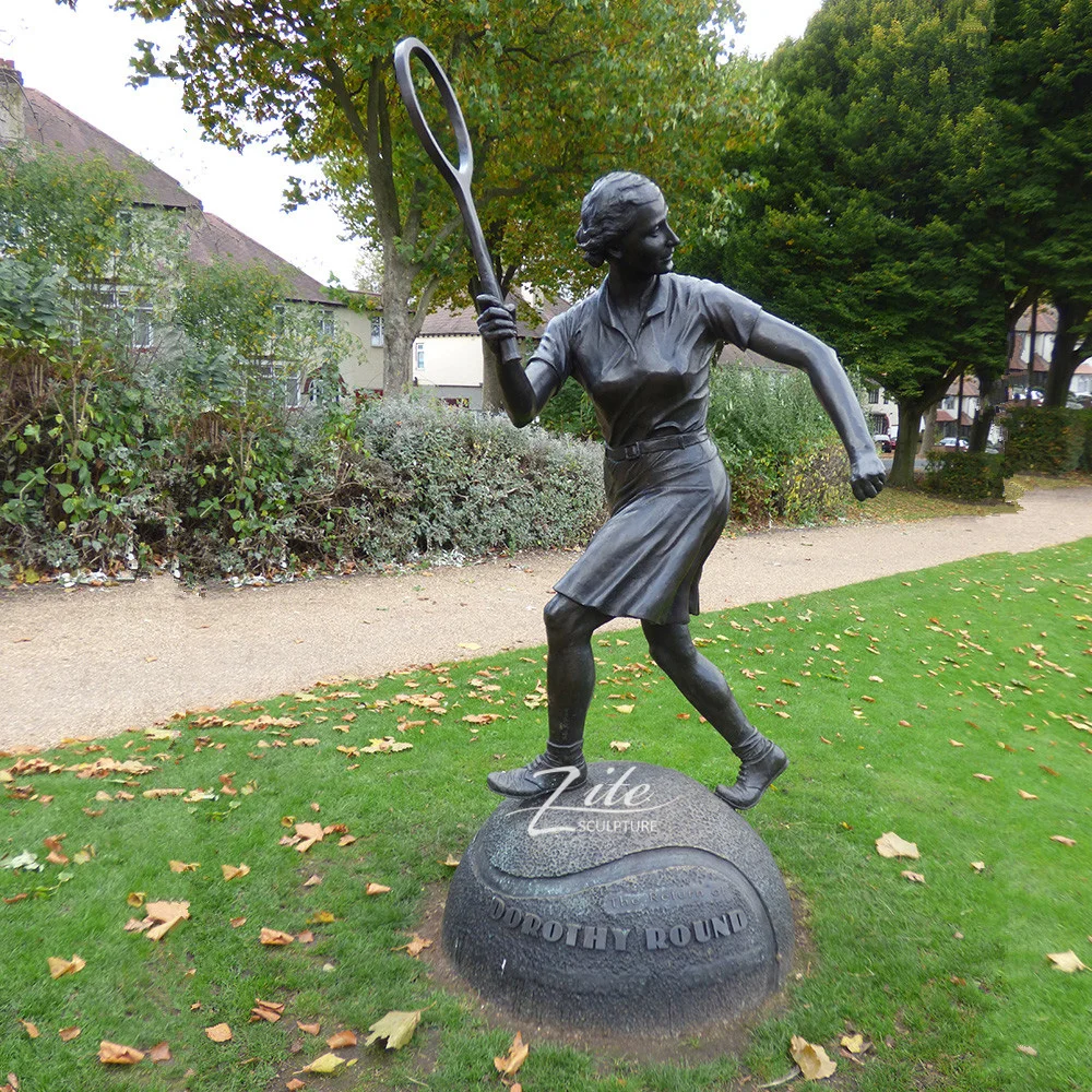 Bronzo Tennis - High Quality Garden Statue of a Player