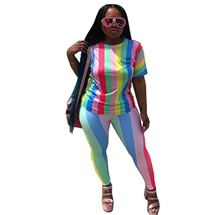 tracksuit with rainbow stripe