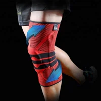 

Low MOQ Custom Logo Factory Price Amazon Hot Sale Adjustable Sports Protection Basketball Knee Sleeve Support Brace No Silicon