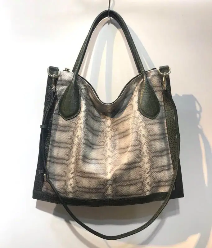 

2018 China manufacturer colorful genuine leather handbag