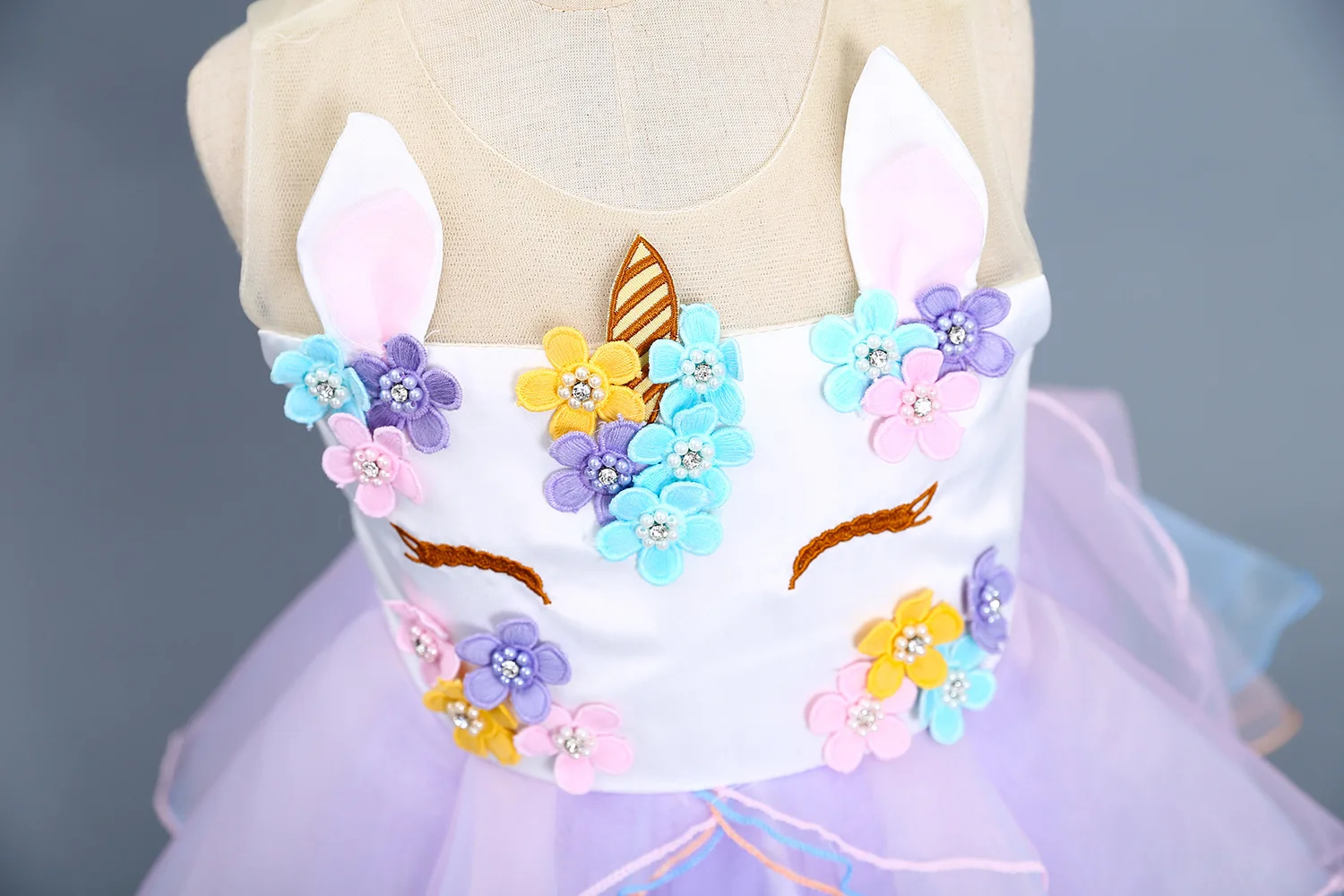 kids clothes girls unicorn dress/Children's evening Dresses Unicorn birthday party dresses kids brand clothes