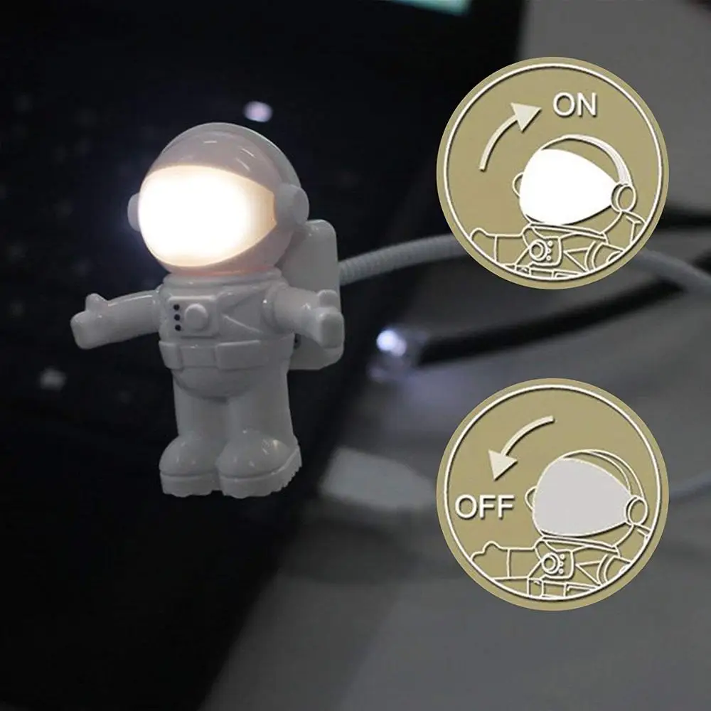 Mini Cool astronaut spaceman USB LED Light For gift