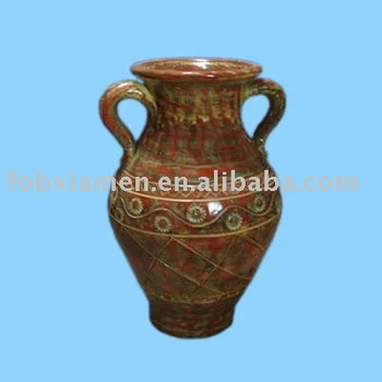 Glazed Large Mexican Terracotta Pot