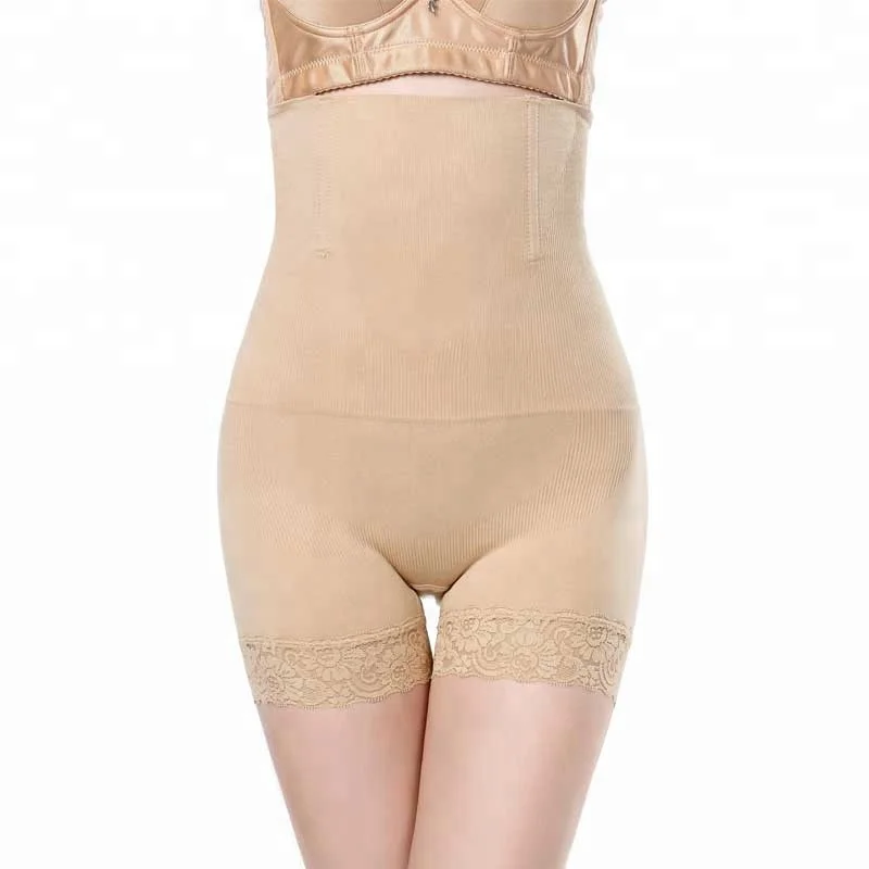 

006 Hot selling panty girdle women seamless body shaper panty ladies body shaper, Black, nude