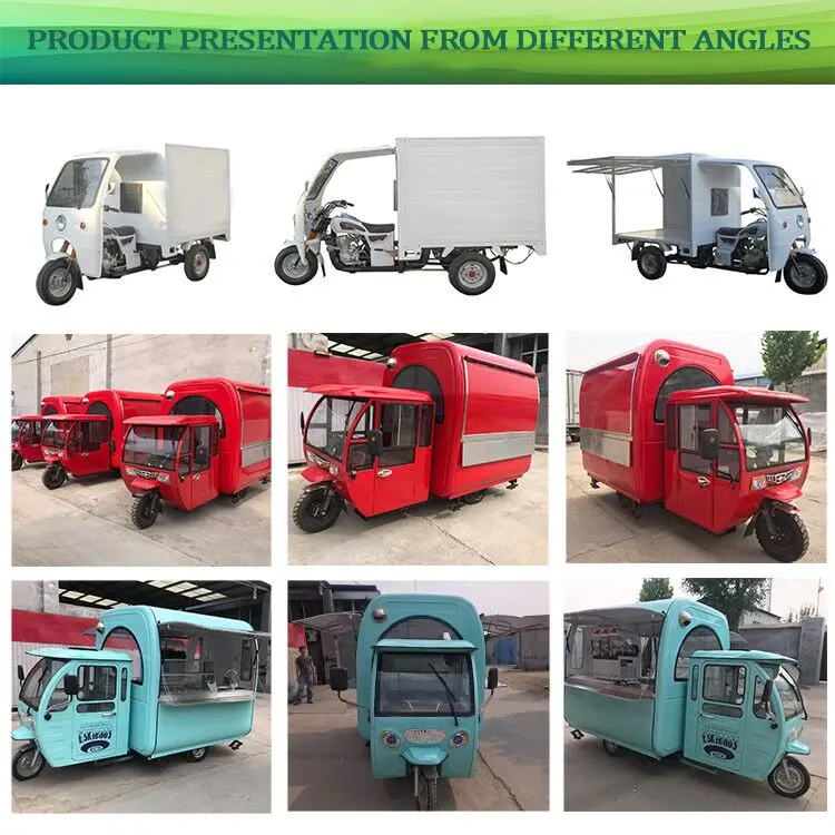 3 Wheel Food Truck With Water System Electric Tricycle Hot Sale In