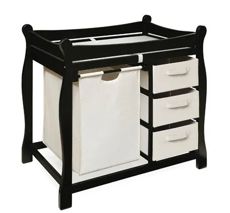 baby changing table with hamper