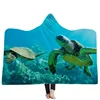 Most Popular Free Sample Marine Turtle Style Soft Baby Bath Towel Baby Blanket