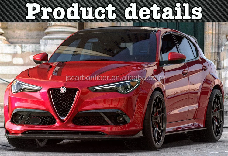 SD Real Carbon Fiber Wide Body Kit For Alfa Romeo Stelvio Products from